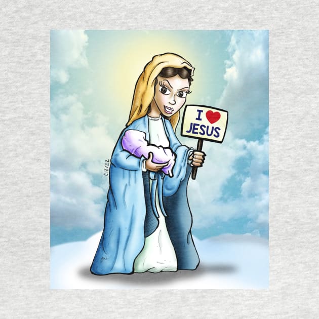 I love Jesus by CIZDIBUJOS